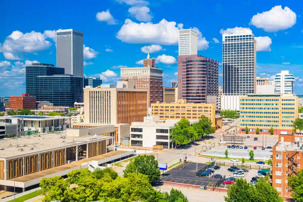 view of tulsa downtown